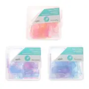 60pcs Small Mini Paperclip Kawaii Candy Color Clear Stationery Binder Clip Table