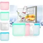 500/1000ml Freezer Bag No Scale Storage Bpa Free Self-sealed Food Container Easy