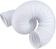 Portable AC Exhaust Hose – 5.1/5.9 Inch Diameter Air Conditioner Hose | Replacement Exhaust Vent Hose for Portable AC, Anti-Clockwise Thread AC Parts