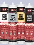 WHITE 1K SEAM SEALER 10oz CAULKING TUBE