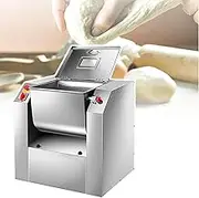 QIeAny Vertical Mixer(7.5kg), Fully Automatic Dough Mixer, Pure Copper Motor/strong Stability, 7mm Skeleton Oil Seal, Thickened Dough Knife/mix Evenly, Operation Panel+anti-slip Foot Pads,A