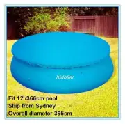 POOL COVER FOR INTEX AQUA DRICLAD 12' FOOT 366cm INFLATABLE SWIMMING POOL