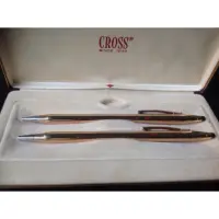 在飛比找蝦皮購物優惠-CROSS-10K金筆一組（原子筆+自動鉛字筆0.5mm筆心