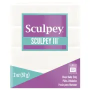 Sculpey III Polymer Clay 2oz-White (Pack of 5)
