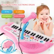 Kids 37 Keys Piano Keyboard With Microphone Electronic Music Toy Children Gift