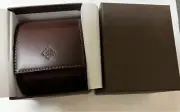 PATEK PHILIPPE Travel Watch Box Carry Box Case Dark Brown Leather Box