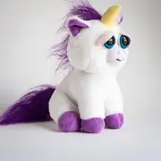 Feisty Pets Naughty Little Pet Face Changing Plush Doll Creative Funny Toy Key Unicorn 1
