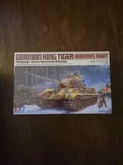 TAMIYA 1:35 German King Tiger Ardennes Front 35252 DKW NZ350 Model Brand New RN