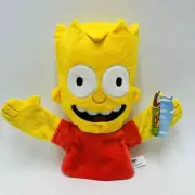 Bark Box M-L Bart Pup-pet Plush Dog Toy Crinkle Squeaker The Simpsons New