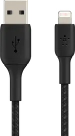 Belkin Lightning to USB Braided Cable 1m Black