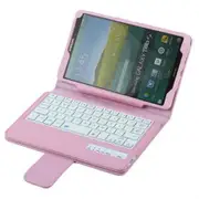 Removable Bluetooth Keyboard Case Cover For Samsung Galaxy Tab S 8.4" SM-T700 - Pink
