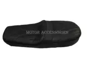 BLK Leather Touring Dual Seat Fits Royal Enfield Interceptor 650 Continental GT
