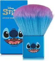Stitch Kabuki Make Up Brush, Spectrum Single Retractable Kabuki Brush for Foundation, Blusher and Powder, Use with Cream or Powder Products, Official Disney Makeup Brush, Stitch