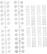 FOMIYES Manicure Practice Tools 240pcs Nail Boards Display Nail Art Supply Set