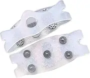[Generic] Snow Cleats - Ice Grippers for Shoes & Boots - Anti-Slip Snow Gripper Spikes, Versatile Winter Ice Grip Cleats for Ice Fishing, Hiking