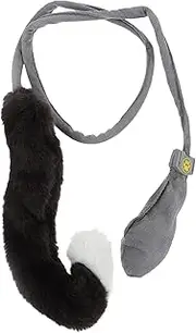 BESPORTBLE Interactive Cat Teaser with Plush Animal Tail Pet Plaything for Indoor Cats Stimulates Natural Hunting Instincts Keeps Cats Fit and Entertained Present for Cat Lovers