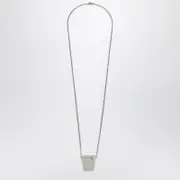[Rick Owens] Silver Cunt necklace in metal One size Metal