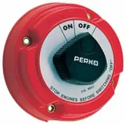 Perko Marine 9601 Series Battery Disconnect Switch 250 Amp/12-32VDC 9601DP