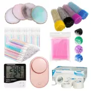 Disposable Mascara Wands Eyelash Brushes Mirco Brush 3M Tape Eyelash USB Fan