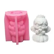 3D Girl Statue Silicone Molds for Soap Chocolate Candy Fondant Making