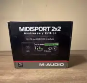 M-Audio MIDISport 2x2 Anniversary Edition - 2-In/2-Out USB MIDI Interface