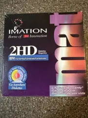 Imation 3.5" Floppy Disks Diskettes 25 Pack IBM Formatted 1.44MB 2HD