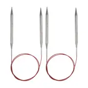 2pcs 39.37" Circular Knitting Needles US 11/8.0mm Needles 5.91"