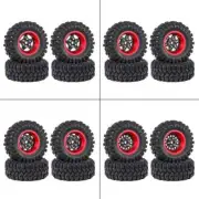 Ajrc Aluminum+carbon Fiber 1.2 Inch Beadlock Wheel Rim Tire For 1/24 Fms24 Axial