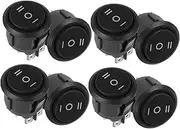 ETHZZLE 8pcs Position Toggle Switch for Vehicles Electronics Sleek Design for Easy Installation Control for Household Appliances and Devices