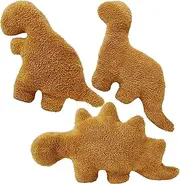Dino Chicken Nugget Pillow Set 16in 3PCS