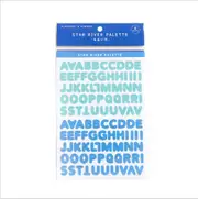 6 Sheets/Pcs Alphabet Stickers Number Stickers Cute Stickers Diary Stickers Scrapbooking Notebooks Stickers School Stationery