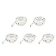 RJ11 6P4C to RJ45 8P4C Modular Telephone Network Extension Cable 3m/10ft - 5pcs