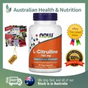 NOW FOODS L-CITRULLINE 90 CAPSULES + FREE SAME DAY DISPATCH & SAMPLE