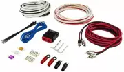 DS18 MOFCKIT4 AMP INSTALLATION KIT 4 GAUGE OFC RCA MARINE CAR AMPLIFIER INSTALL