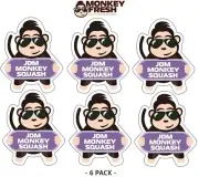 6pc Monkey Fresh Hanging Car Air Freshener JDM Squash Sweet Citrus Scent cs-x3