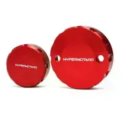 For Ducati Hypermotard 950 950SP 1100 Monster 1200/S/R/EVO Moto Front Brake Clutch Rear Brake Fluid Reservoir Cover Accessories Front Rear Red