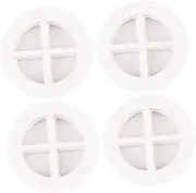 COHEALI 4pcs Slip TPR Washing Machine Mat Pads Noise Reducing Non Slip Floor Protector for Washer Dryer Durable Cushion to Minimize Vibration and Floor Damage White