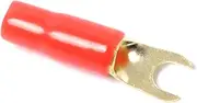 ETHZZLE Terminal Blocks 10 Pairs 8ga Terminals Speaker Wire Connectors Plated Fork Spades Superior Audio Performance