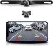 Wifi Car Wireless Backup Camera, Greenyi 5G 720P HD Car License Plate Rear/Front