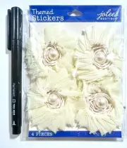 Parisian Flowers Jolee's Stickers Scrapbooking Card Making Embellishment