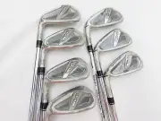 New LH TaylorMade SIM2 Max OS 5-PW,SW iron set - KBS Max MT 85 Stiff Flex Steel