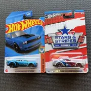 Hot Wheels Dodge Challenger SRT HELLCAT Red ‘18 Demon Walmart Stars Stripes Set