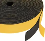 Yotache Neoprene Rubber Foam Tape 1 Inch Wide x 1/16 Inch Thick (New Adhesive
