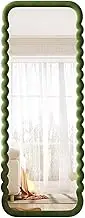 Full Length Mirror,Irregular Mirror,Floor Mirror Hanging Or Leaning Against Wall，Giant Mirror for Bedroom Cloakroom,Easy to Use(1,60X160cm)