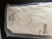 Chaplin Ivory Men's Tuxedo Shirt Sz 3 XL 36/37 New