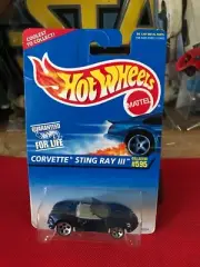 Hot Wheels 1995 Collector #595 Corvette Sting Ray III Blue B469