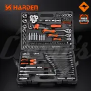 120pcs Socket Set 1/2" 1/4" 3/8" Metric with Combination Spanners Ratchet