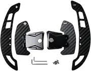 Car Steering Wheel Shift Paddles for Applicable Original A*UDI R8 Shifter Paddle Car Dial Steering Gear Steering Wheel Shift Paddle Carbon Fiber Magnetic HTEOPOEKFR