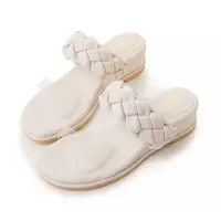 在飛比找momo購物網優惠-【amai】透明編織坡跟涼鞋 楔型涼鞋 坡跟拖鞋 中跟涼鞋 