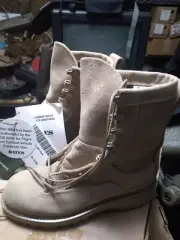 Bates Army Combat Boots Temperate Weather Desert Tan Size 3.5 R (IP21-3-4)